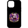 Halloween Glam Retro Vintage Comics Pop Custodia per iPhone 12 Pro Max Vampire DJ House Trap Club Dance Musica Spettrale Spaventoso Clubbing