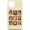 Cute Ghost Halloween Custodia per iPhone 13 Carino Ghost Halloween Windows Autunno Coffee Reader