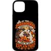 Nomad Tides & Pines Spooky Pet Custodia per iPhone 15 Plus Ghost Pug Paranormale Divertente Halloween Autunno Estetica