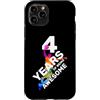 COOL BASKETBALL DESIGNS AND OUTFITS Custodia per iPhone 11 Pro 4 ANNI DI BEING AWESOME BASKET 4. COMPLEANNO