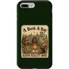 Bookish Reader | Vintage Aesthetic Book Custodia per iPhone 7 Plus/8 Plus Prenota Amante Lettura Fantasy Campfire Citazione
