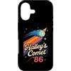 Retro 80s Science Lover Halley's Comet T Custodia per iPhone 17 Halley's Comet 1986 Retro Space Lover Design