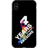 COOL BASKETBALL DESIGNS AND OUTFITS Custodia per iPhone XS Max 4 ANNI DI BEING AWESOME BASKET 4. COMPLEANNO