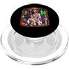 Halloween Glam Retro Vintage Comics Pop Doctor MD Egpytian Mummy Spaventoso Medico Haunted Horror Donne PopSockets PopGrip per MagSafe