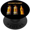 Abbigliamento per subacquei per amanti Divers Diet Beer Lover Scuba Diver Apparel Funny Diving PopSockets PopGrip Adesivo