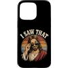 Funny Christian Tee Retro Apparel Co. Custodia per iPhone 15 Pro Max Jesus I Saw That Funny Christian Retro Occhiali da sole