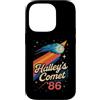 Retro 80s Science Lover Halley's Comet T Custodia per iPhone 14 Pro Halley's Comet 1986 Retro Space Lover Design