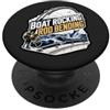 The Boat Fishing Lover Designs Barca A Dondolo Rod Bending Deep Sea Fishing Quote PopSockets PopGrip Adesivo