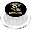 Console Fantasy Grind Loot Farming Role Divertente Gamer Meme Umorismo RPG MMO Gaming Sarcasmo Gamer Vita Giochi di parole PopSockets PopGrip per MagSafe