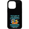 Funny Housekeeping & Cleaning Crew Appar Custodia per iPhone 13 Pro Ecco come appare un fantastico manager delle pulizie