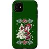 Disney Custodia per iPhone 11 Disney Minnie Mouse Classic Christmas Elf Holiday