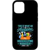 Funny Housekeeping & Cleaning Crew Appar Custodia per iPhone 12/12 Pro Ecco come appare un fantastico manager delle pulizie