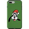 Disney Custodia per iPhone 7 Plus/8 Plus Disney Holiday Goofy Big Face Santa Claus Hat Christmas