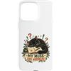 Whisker & Ink Works Custodia per iPhone 15 Pro Max My Muse Has Whiskers - Maglietta divertente per amanti della poesia con gatti