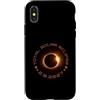 Europe Africa Total Solar Eclipse 2.8.20 Custodia per iPhone X/XS Total Solar Eclipse 2.8.2027 Spagna Marocco Egitto Tasca