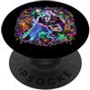 Halloween Glam Retro Vintage Comics Pop Entomologo Ghost Bug Collector Raccogliere Spettrale Spaventoso PopSockets PopGrip Adesivo