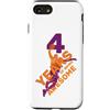 COOL BASKETBALL DESIGNS AND OUTFITS Custodia per iPhone SE (2020) / 7/8 4 ANNI DI BEING AWESOME BASKET 4. COMPLEANNO
