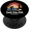 Schleswig Holstein Sankt Peter Böhl Fahr San Pietro-Böhl Schleswig-Holstein PopSockets PopGrip Adesivo