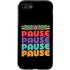 MaPaNoLi Design Custodia per iPhone SE (2020) / 7/8 Pausa Pausa Retro Disco Ball Dance Party Music Lover