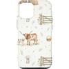 Cozy Countryside Farm Life Design Studio Custodia per iPhone 12/12 Pro Longhorn - Stivaletti da mucca Ranch Gate Farmhouse Balle di fieno