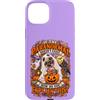 Nomad Tides & Pines Spooky Pet Custodia per iPhone 15 Plus Ghost Pug Paranormale Divertente Halloween Autunno Estetica