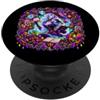Halloween Glam Retro Vintage Comics Pop Ghost Event, coordinatore di feste e matrimoni, spaventoso e spaventoso PopSockets PopGrip Adesivo