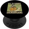 RPG Tabletop Merch Off To Commit Shenanigans - Giocatore TTRPG RPG da tavolo D20 PopSockets PopGrip Adesivo