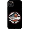 Proud First Time Father Baby Announcemen Custodia per iPhone 11 Pro Max Promosso A Daddy 2027 American Dad Patriotic USA