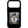 Funny Husky Dog Lover Custodia per iPhone 17 Pro Max Non sto bene Il veterinario è proprio lì Non sto bene