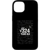 Math Birthday Gifts Custodia per iPhone 13 18 ° compleanno matematica radice quadrata 324 divertente nerd