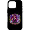 Halloween Glam Retro Vintage Comics Pop Custodia per iPhone 16 Pro Dialisi Tech Nefrologia Emodialisi Spettrale Spaventoso Diavolo