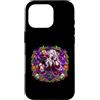 Halloween Glam Retro Vintage Comics Pop Custodia per iPhone 16 Pro Vampire DJ House Trap Club Dance Musica Spettrale Spaventoso Clubbing