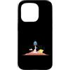 Universe stars planets solar system Sun Custodia per iPhone 15 Pro Lancio di razzi su paesaggio innevato