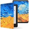 Elalove Custodia Kindle Paperwhite per 6 Pollici 11ª Generazione 2024/2022, Cover Kindle Leggera con Funzione Sleep/Wake e Motivo Colorato - Antigraffio