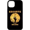 Halloween Escort Tees Custodia per iPhone 13 Escort Love Brains Halloween