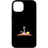 Universe stars planets solar system Sun Custodia per iPhone 13 Lancio di razzi su paesaggio innevato