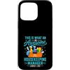 Funny Housekeeping & Cleaning Crew Appar Custodia per iPhone 15 Pro Max Ecco come appare un fantastico manager delle pulizie