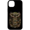 Funny Hunting Back To School Deer Huntin Custodia per iPhone 14 Plus Hunting Back To School - Zaino mimetico per studenti e cacciatori di cervi