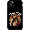Funny Christian Tee Retro Apparel Co. Custodia per iPhone 11 Pro Max Jesus I Saw That Funny Christian Retro Occhiali da sole