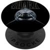 Majestic Shark Face Wildlife Nature Art Shark Face Mare Wildlife Nature Shark PopSockets PopGrip Adesivo