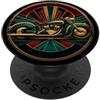 Vintage Engineering Speed Designs Streamliner Cafe Racer Moto Disegno Contorno PopSockets PopGrip Adesivo