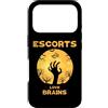 Halloween Escort Tees Custodia per iPhone 17 Pro Escort Love Brains Halloween