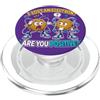 SCIENCE EDUCATION SMART NERD STEM HUMOR DIVERTENTE CHIMICA POSITIVA ELETTRONICA PERSO FISICA SCIENZA PopSockets PopGrip per MagSafe
