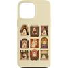 Cute Ghost Halloween Custodia per iPhone 13 Pro Max Carino Ghost Halloween Windows Autunno Coffee Reader
