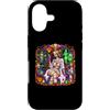 Halloween Glam Retro Vintage Comics Pop Custodia per iPhone 17 Doctor MD Egpytian Mummy Spaventoso Medico Haunted Horror Donne