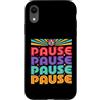 MaPaNoLi Design Custodia per iPhone XR Pausa Pausa Retro Disco Ball Dance Party Music Lover