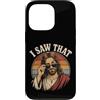 Funny Christian Tee Retro Apparel Co. Custodia per iPhone 13 Pro Jesus I Saw That Funny Christian Retro Occhiali da sole