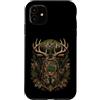Funny Hunting Back To School Deer Huntin Custodia per iPhone 11 Hunting Back To School - Zaino mimetico per studenti e cacciatori di cervi
