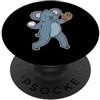 baseball sport team fan hobby Racket Pit Koala gioca a Baseballl PopSockets PopGrip Adesivo