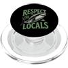 Shark Ocean Lover Gifts Rispetta l'umorismo costiero dell'oceano dello squalo locale PopSockets PopGrip per MagSafe